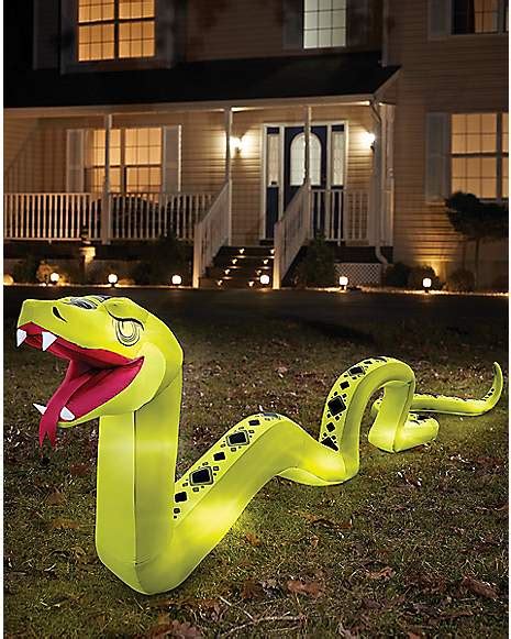 halloween inflatable snake